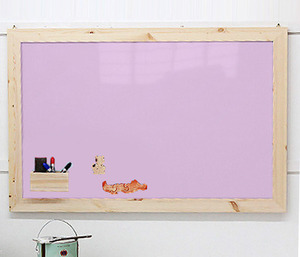 [히노끼원목] 자석형칼라보드(핑크) 120x1500 수제제작품 반품교환불가